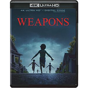 [Prime] Weapons (4K UHD + Digital) $12.99 + Free Shipping