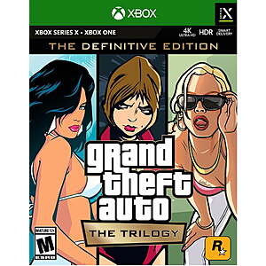 Grand Theft Auto: The Trilogy - The Definitive Edition - Xbox Series X, Xbox One -- $15 at Walmart