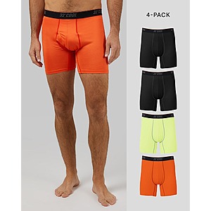 4-Pack 32 Degrees Men's Cool Active Boxer Briefs (Various Colors/Sizes) $11.99 + Free Shipping on $23.75+ orders
