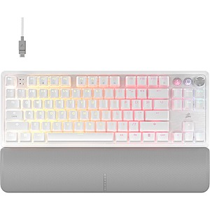 Corsair $75 Off $350+ Orders: K70 PRO TKL High-Performance Hall Effect Programmable Gaming Keyboard with Rapid Trigger (White) $100 & More + Free S/H on $80+ orders