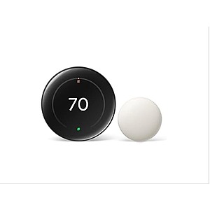 Google Nest Learning Thermostat (4th gen) + Nest Temperature Sensor (2nd gen) $189.99 + Free Shipping