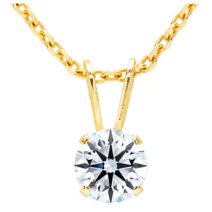 0.40 Carat Lab Grown Diamond Necklace (in White or Yellow Cold) $65 + Free Shipping