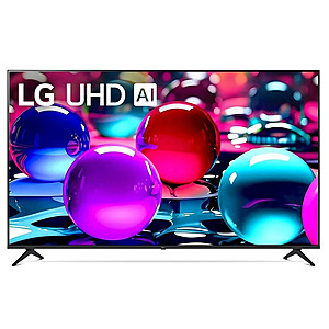 LG AI UA75 Series 75-Inch 4K UHD webOS 25 Smart TV $398