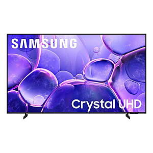 Samsung 65" Class U8000F Series Crystal UHD 4K Smart TV (2025) $299
