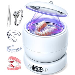 Amazon - Ultrasonic Retainer Cleaner Machine - $12.99