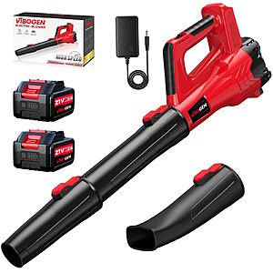 Amazon - Electric Leaf Blower Cordless with Battery and Charger for Lawn Care - $29.99