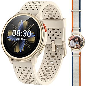 Amazon - Smart Watches for Women & Men, Compatible with iPhone & Android - $23.99