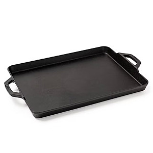 Lodge Seasoned Cast Iron Multi-Use Griddle & Baking Pan, 15.75"x11.50" $14.93