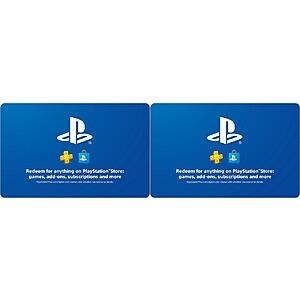 $350: 2 x PlayStation Sony PlayStation Store $200 Gift Card (Email Delivery) at Newegg