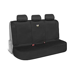 $11.99: Cat Flexfit Back Seat Canvas Material Car Cover (60/40 Split Bench Protector) at Woot!