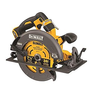 $166.5: DEWALT DCS578B FLEXVOLT 60V MAX* Circular Saw with Brake, 7-1/4-Inch, Tool Only