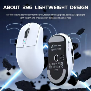 Attack Shark R6 Lightweight Wireless Gaming Mouse(PAW 3950Max,Nordic 52480, 8KHz) $37.95 + Free S/H at AliExpress