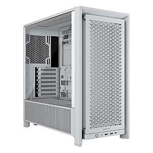 Corsair 4000D Frame Modular Mid-Tower ATX PC Case (White) $57 + Free S&H at AAAWave