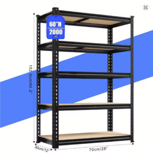 5 Tier Garage Shelving Storage Shelves，2000LBS Capacity (60.2x28x12) $29.78 + Free S&H at Aliexpress
