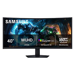Samsung 40" Odyssey G7 (G75F) WUHD 180Hz Curved 1ms Gaming Monitor $630.23 + Free S&H at Amazon