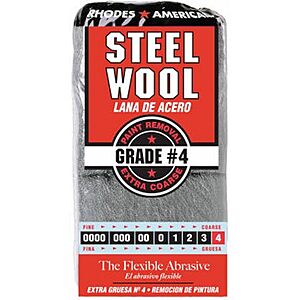 12-Pack HOMAX PRODUCTS 10121116 Number 4 Steel Wool Pad $2.08 + Free S&H w/ Prime or $35+