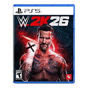 WWE 2K26 (PlayStation 5) $34.99 + Free S&H w/ Prime or $35+