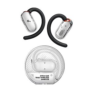 $29.99: Soundcore V40i by Anker Open Ear Earbuds, Open Ear Headphones True Wireless(White/Black) at Amazon