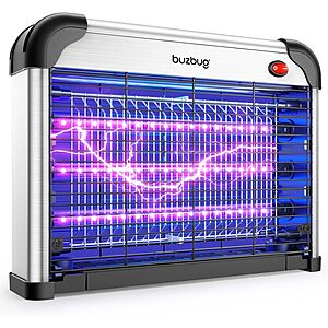 Buzbug LED Bug Zapper Indoor, 3 Efficient 50000H LED Bulbs $21.99 + Free S&H w/ Prime or $35+