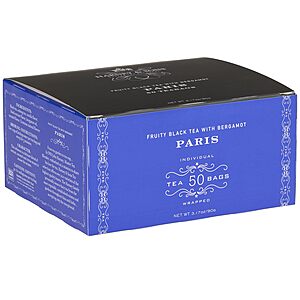 50 Count Harney & Sons Paris Black Tea Bags $6.99 + Free S&H w/ Prime or $35+