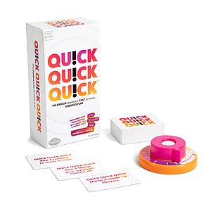 $7.19: Quick Quick Quick 333 Cards Party Game for Family & Friends, Ages 8+ at Amazon