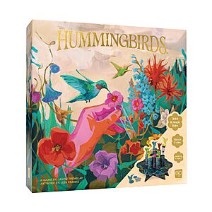 $9.99: Hummingbirds Board Game, Real-Time Push Your Luck Party Game (Ages 8+) at Amazon