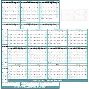 $3.99: Lortarl Dry Erase Calendar July 2026 - June 2027, 32'' x 48'' at Amazon