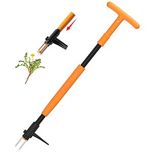[AC]BREWIN TOOLS Stand-Up Weed Puller Tool with 3-Claw Steel Head $14.99 + Free S&H w/ Prime or $35+