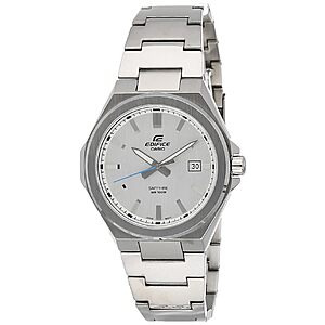 $90: Casio 48mm Edifice Men's Quartz Date Indicator Sapphire Crystal Wrist Watch EFB-108D-7AV at Amazon