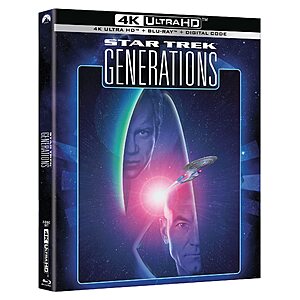 Star Trek VII: Generations (4K UHD + Blu-ray + Digital Code) $11.54 + Free S&H w/ Prime or $35+