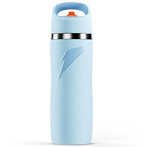 Gatorade 'Overtime' 22oz Stainless Steel Water Bottle Straw Cap (Blue/Sage/Coral) $15.99 + Free S&H w/ Prime or $35+ @Amazon