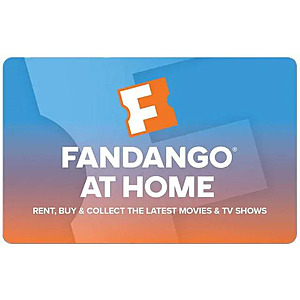 Fandango at Home $25 Gift Card (Email Delivery) $19.5 at Newegg.com