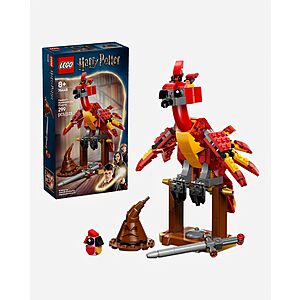 299 pcs LEGO Harry Potter Fawkes: Dumbledore's Phoenix Kids Toy (76448) $16.09 + Free S&H w/ Prime or $35+