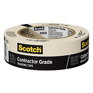 1 Pack Scotch General Purpose Masking Tape(1.41'' x 60.1YD) $2.98 + Free S&H w/ Prime or $35+
