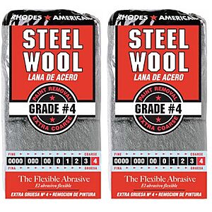 24-Pack HOMAX Products 10121116 Number 4 Steel Wool Pad $4.16 + Free S&H w/ Prime or $35+ @Amazon