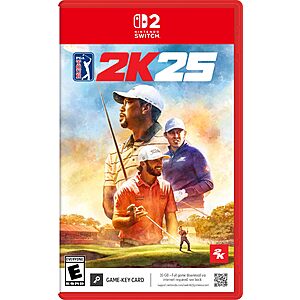 PGA TOUR 2K25 (Nintendo Switch 2) $19.99 + Free S&H w/ Prime or $35+