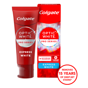 Colgate Optic White Pro Series Express White Toothpaste with 5% Hydrogen Peroxide, 3.0 oz $8.96 get $5 Walmart Cash FS WMT+ or Pick up