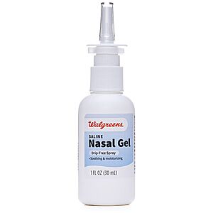 2/$3.75 Walgreens Saline Nasal Gel, 1.0 Fl OZ PICK UP at $10 (YMMV On stock, clearance item)