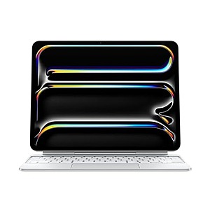 Woot: Apple MacBooks, iPads, & More: Apple iPad Magic Keyboard Case for iPad Pro 13" M4 (White, Open Box) $225 & More + FS w/ Prime