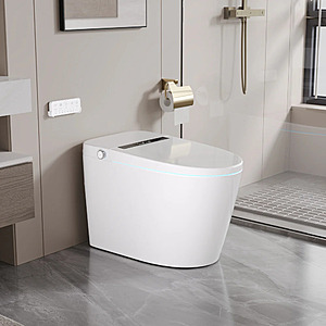 DeerValley Advanced 1.28 GPF Tankless One-Piece Smart Toilet w/ Built-in Bidet, Heated Seat, Auto Flush $369 + Free Shipping