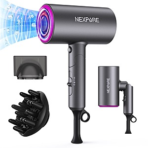 NEXPURE 1800W Ionic Hair Blow Dryer w/ 2 Attachments $15.19 + Free Shipping w/ Walmart+ or $35+