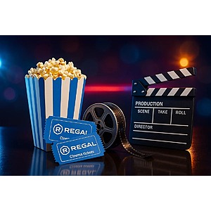 Regal Cinemas Premiere Movie Tickets for 2 + Small Popcorn $24