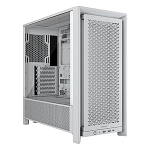 Corsair 4000D Frame Modular Mid-Tower ATX PC Case (White) $57 + Free Shipping