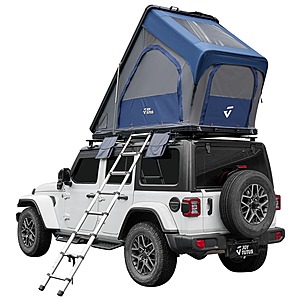 JOYTUTUS Overland Aluminum Hard Shell Rooftop Camping Tent $980 + Free Shipping