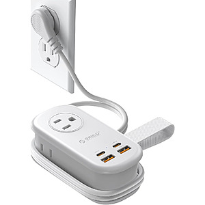 65W ORICO 7-in-1 GaN USB Travel Power Strip Charging Station (4 Colors) $19.79 + Free S&H w/ Prime
