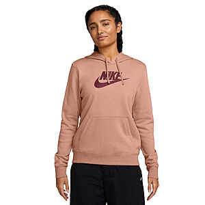 Nike Women's Sportswear Club Fleece Logo Pullover Hoodie (2 Colors) $20.99 + Free Shipping $50+