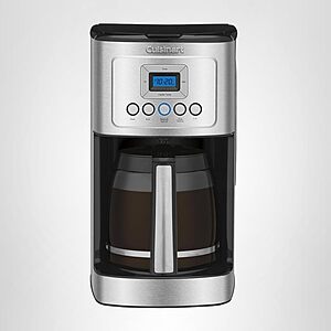 Cuisinart 14-Cup Coffee Maker, Programmable PerfecTemp Glass Carafe Coffee Machine with 1-4 Cup Setting, Brew Strength Control and Pause, Stainless Steel, DCC-3200NAS