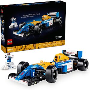 LEGO Icons Williams Racing FW14B & Nigel Mansell F1 Model Building Set (10353) $63.95 + Free Shipping
