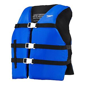 Speedo Men's or Women's Unisex Type III Life Vest Jacket PFD (Universal Fit, Blue) $14.99 + Free Shipping