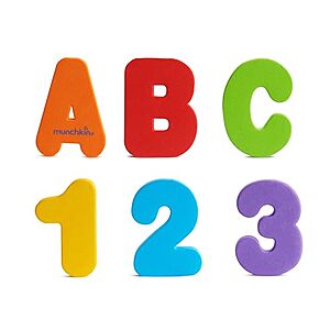 36-Count Munchkin Learn Bath Letters & Numbers Foam Toddler Bath Toy Set $3.99 + Free Shipping w/ Prime or on $35+